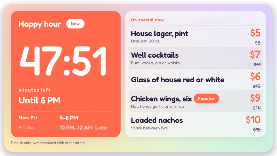Happy hour