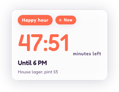 Happy hour