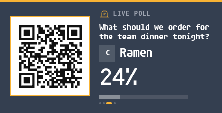 Live poll