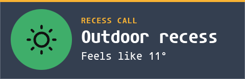 Recess call